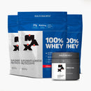Combo Max Titanium - 3 Whey Protein 100% (Refil-900g) + Creatina Max Titanium