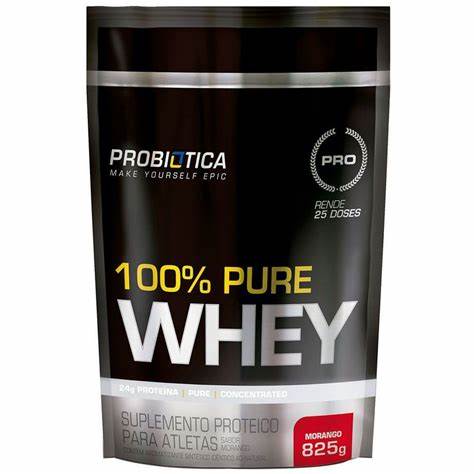 100% PURE WHEY (825G) + CREATINA (100G) PROBIÓTICA