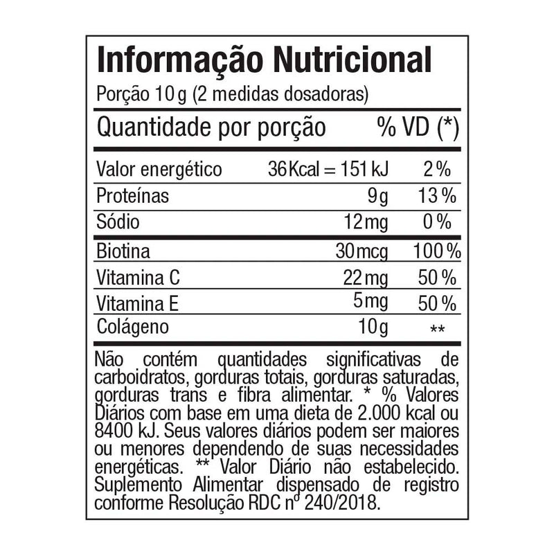 COLÁGENO HIDROLISADO - ABACAXI COM GENGIBRE - 300G